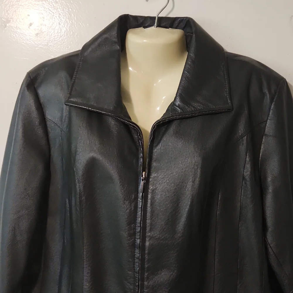 East 5th Genuine Leather Jacket, XL - Picture 2 of 4